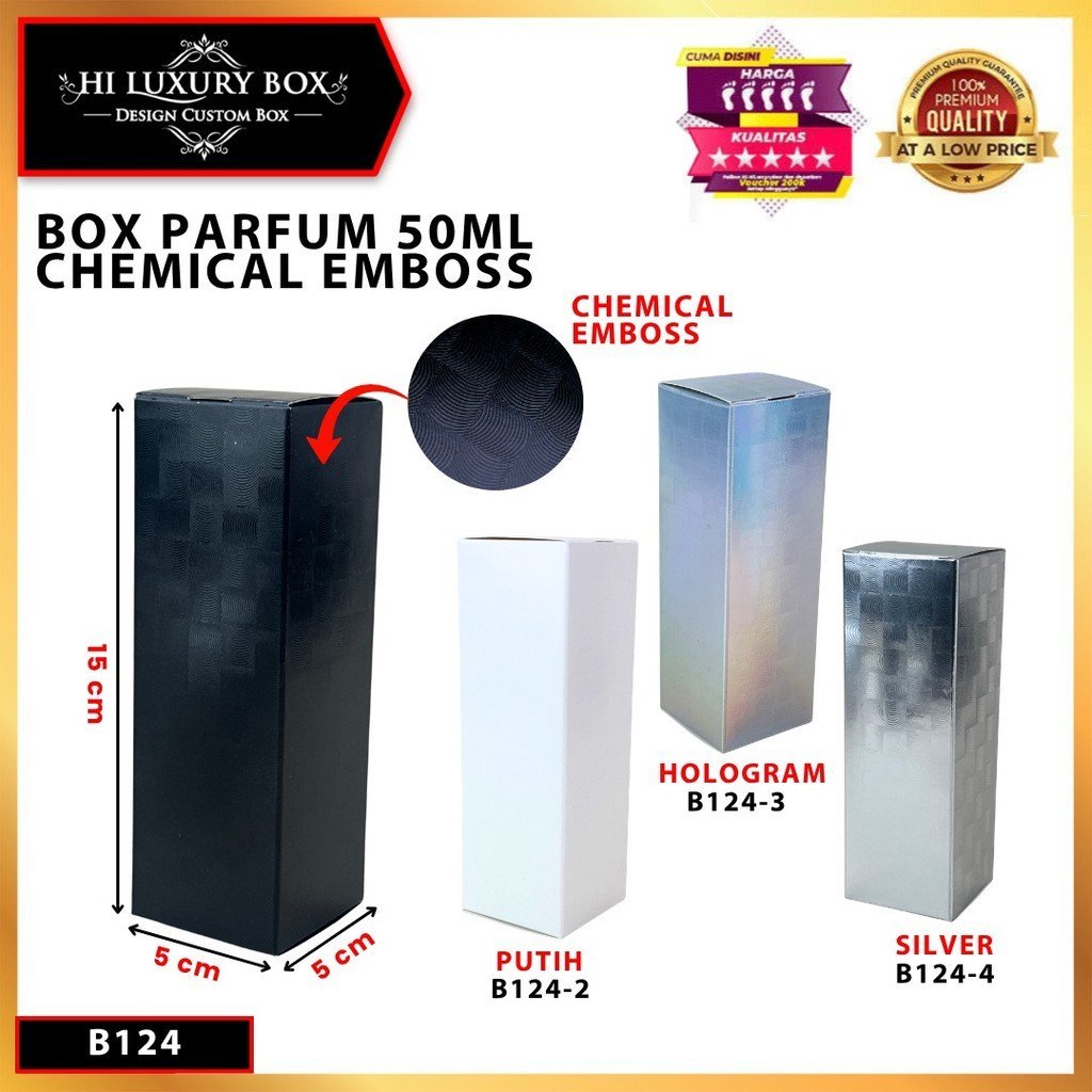 Box Parfum Chemical EMBOS|50 Ml | Sliding Box|5X5X15| B124