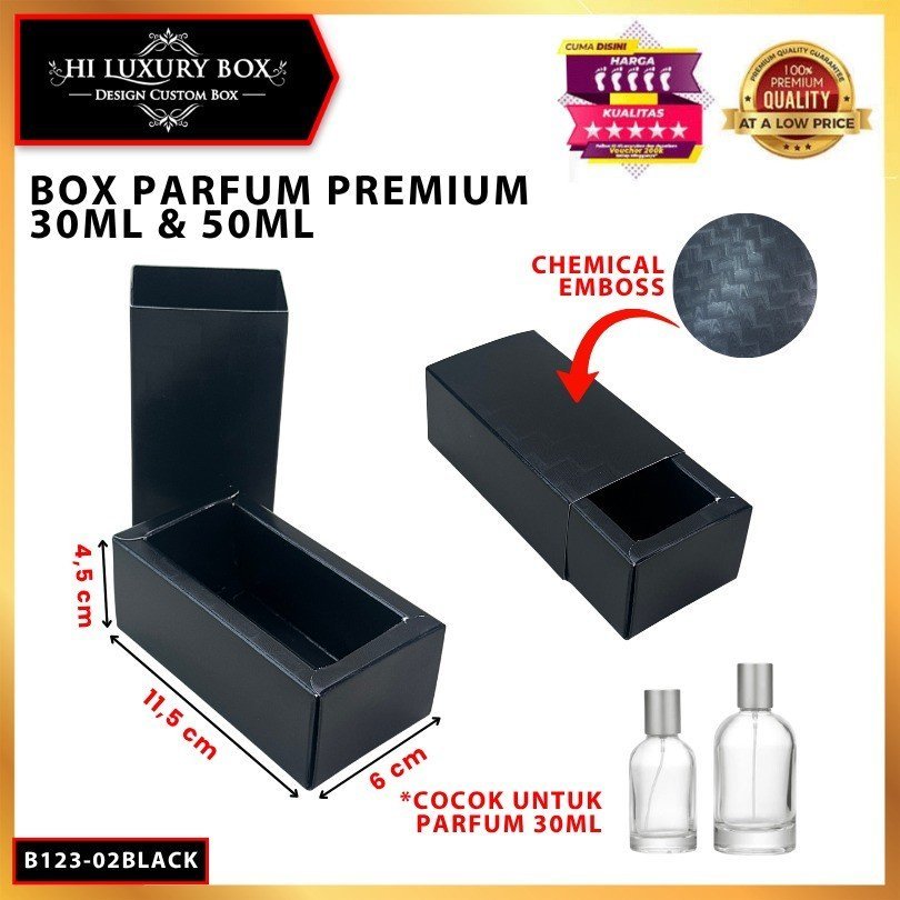 Box Parfum Chemical EMBOS 30- 50 Ml | Sliding Box|15.5x12x5-11.5x6x4.5cm| B123 - Image 6