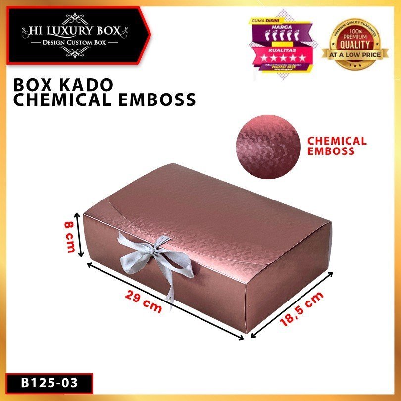 Kotak Kado/ Gift Hadiah/ Hampers Bridesmaid/ 29x18,5x8cm/ B125 - Image 4