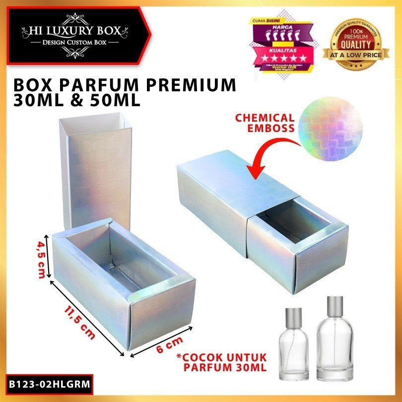 Box Parfum Chemical EMBOS 30- 50 Ml | Sliding Box|15.5x12x5-11.5x6x4.5cm| B123 - Image 7