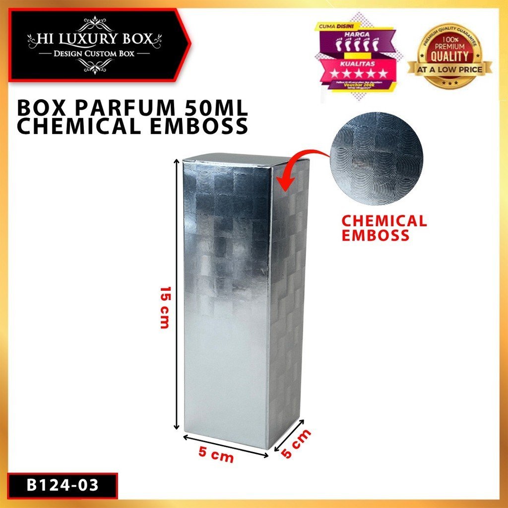 Box Parfum Chemical EMBOS|50 Ml | Sliding Box|5X5X15| B124 - Image 4