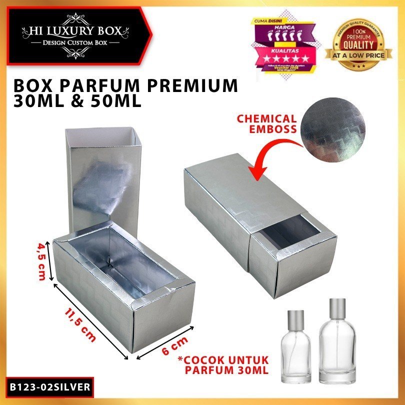 Box Parfum Chemical EMBOS 30- 50 Ml | Sliding Box|15.5x12x5-11.5x6x4.5cm| B123 - Image 8