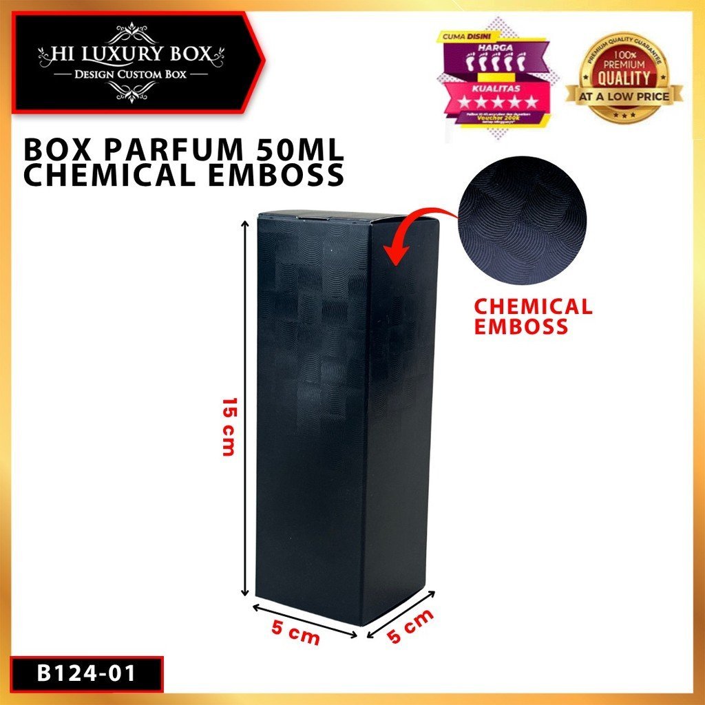 Box Parfum Chemical EMBOS|50 Ml | Sliding Box|5X5X15| B124 - Image 2