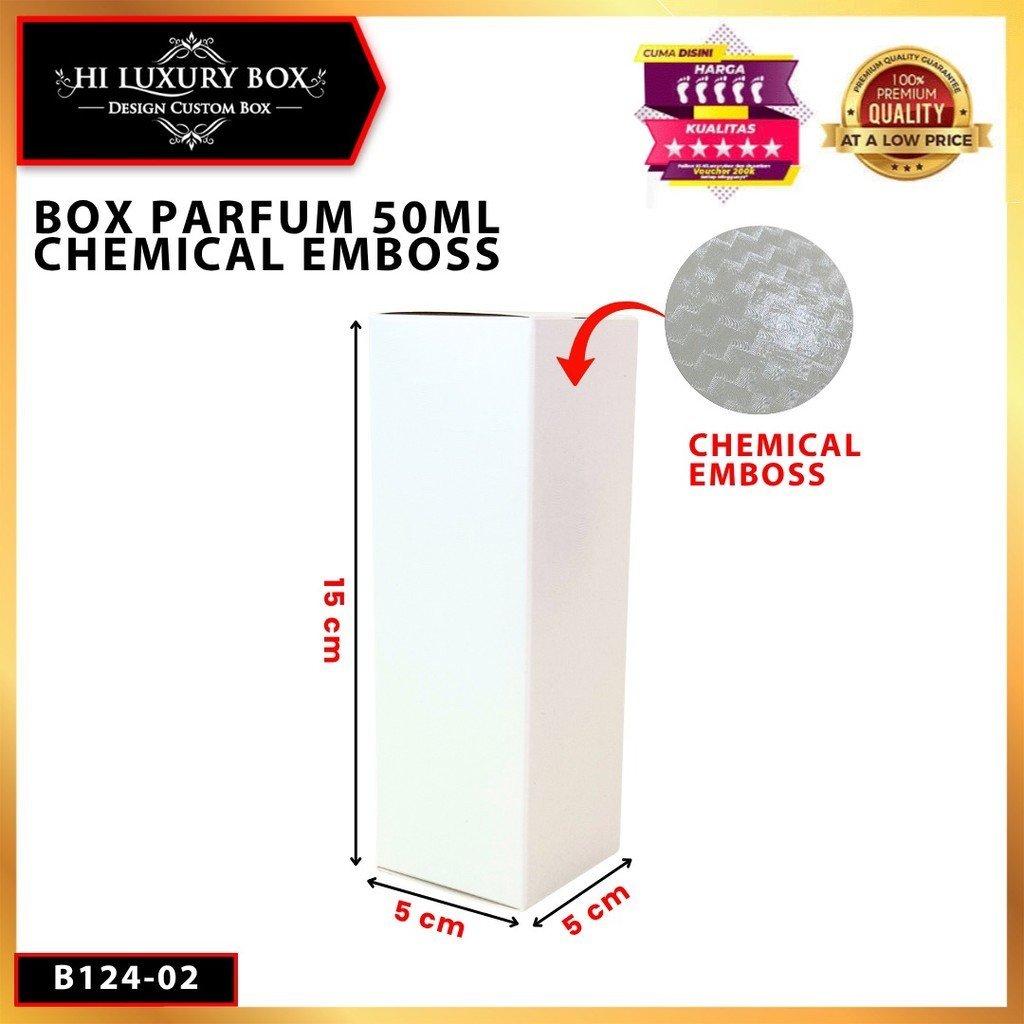 Box Parfum Chemical EMBOS|50 Ml | Sliding Box|5X5X15| B124 - Image 3