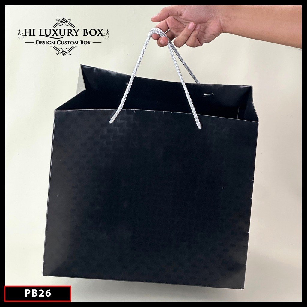 Paper Bag Hadiah Jumbo/ Premium Gift Bag/ Tas Kado Jinjing/ Chemical Embos/ 35x30x30/ PB26 - Image 3