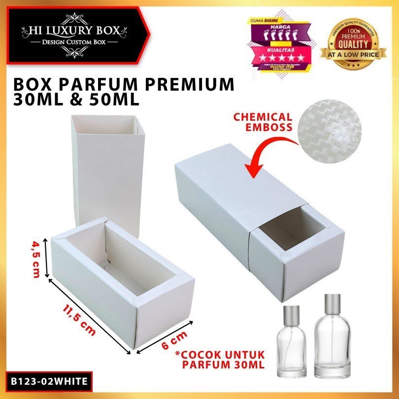 Box Parfum Chemical EMBOS 30- 50 Ml | Sliding Box|15.5x12x5-11.5x6x4.5cm| B123 - Image 9