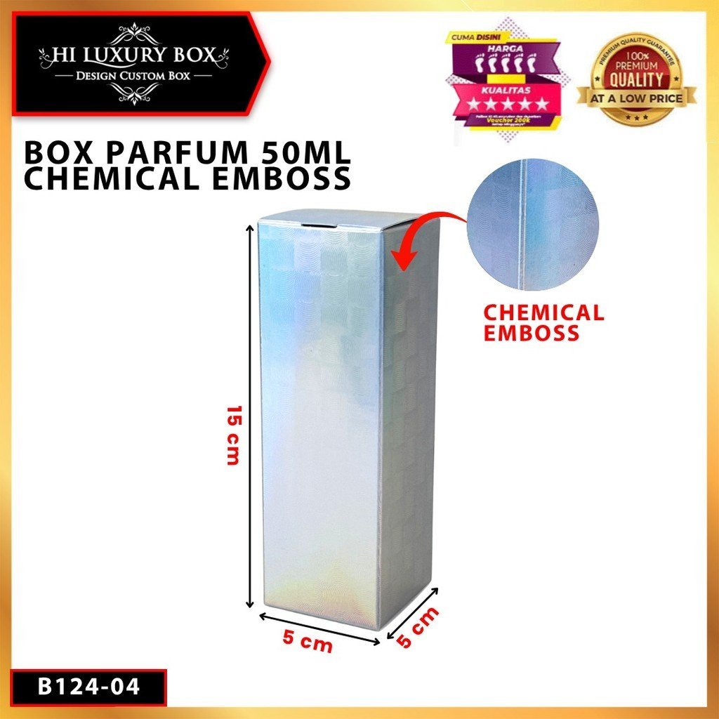 Box Parfum Chemical EMBOS|50 Ml | Sliding Box|5X5X15| B124 - Image 5