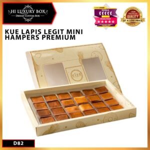 Box Kue | kue lapis legit | Premium Quality|Pembungkus Kado| 24 PCS | D82