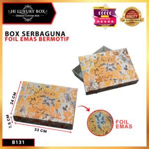 Box Hampers Spesial untuk Setiap Momen|Kotak Serbaguna|Box Premium|33x24x7,5cm|B131