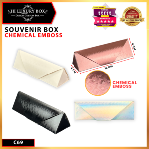 Souvenir Box - Kotak Sampel Parfume - Box Lipstik - Premium - Uk. 12x4x4cm - C69