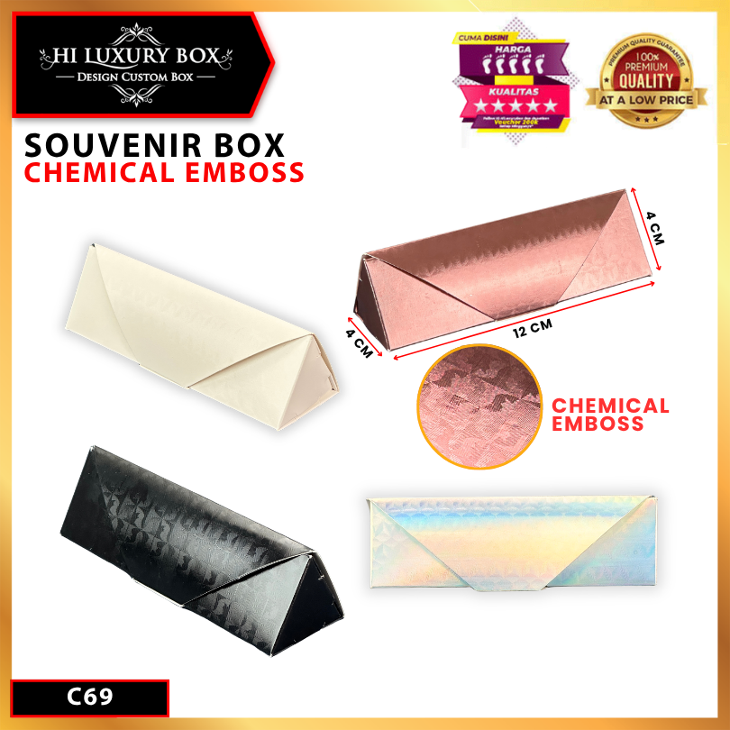 Souvenir Box - Kotak Sampel Parfume - Box Lipstik - Premium - Uk. 12x4x4cm - C69