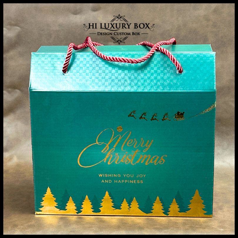 Box Hampers / Gable Box Natal / Kotak Souvenir Hadiah / Christmas Edition / 25x13x22,5cm / B132 - Image 4