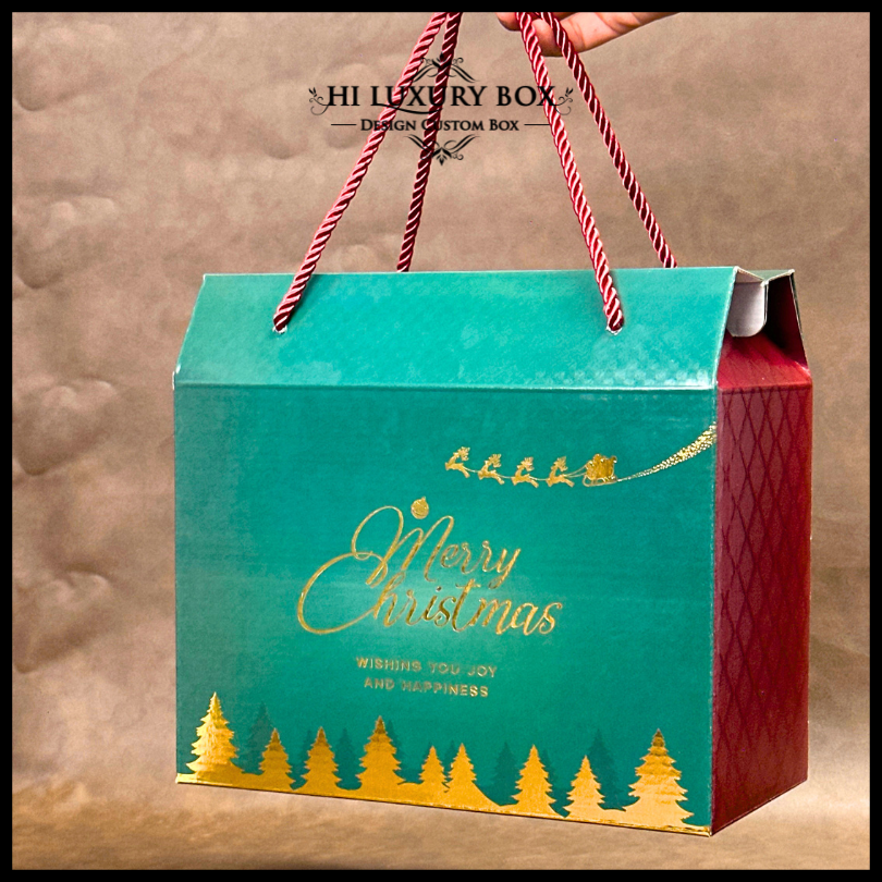 Box Hampers / Gable Box Natal / Kotak Souvenir Hadiah / Christmas Edition / 25x13x22,5cm / B132 - Image 5