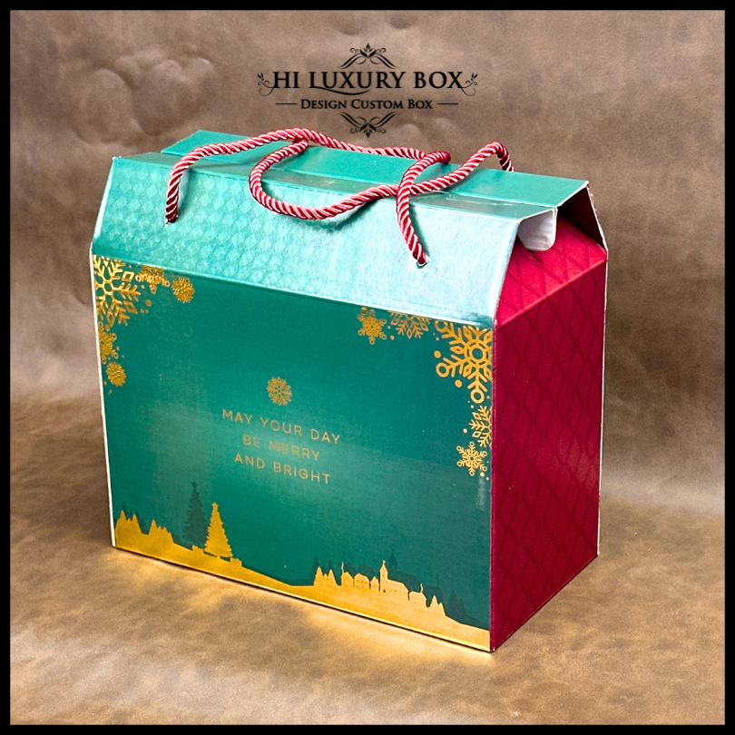 Box Hampers / Gable Box Natal / Kotak Souvenir Hadiah / Christmas Edition / 25x13x22,5cm / B132 - Image 6