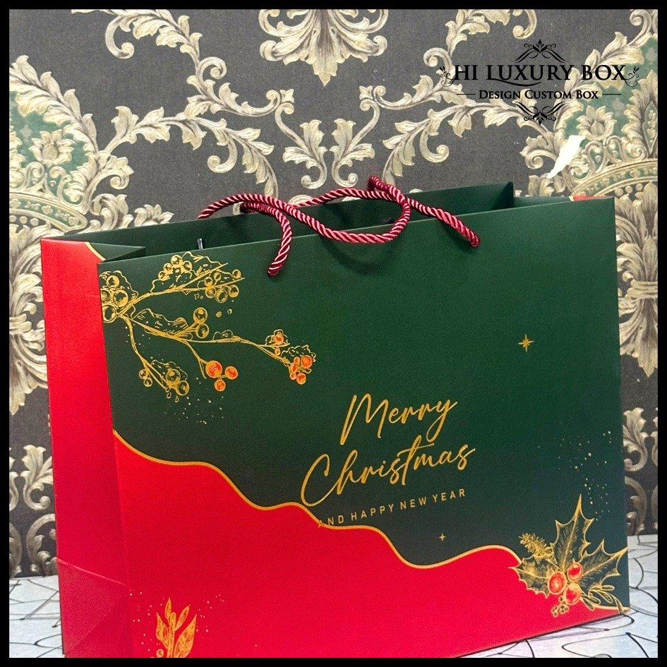 Paper Bag Natal / Crishtmas Edition / Premium / Tas Kado / 37,5x15x30cm / PB28 - Image 3