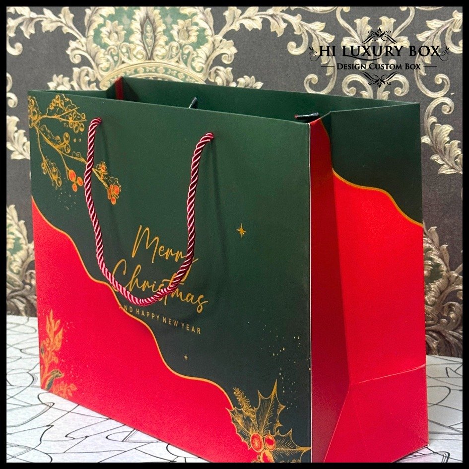 Paper Bag Natal / Crishtmas Edition / Premium / Tas Kado / 37,5x15x30cm / PB28 - Image 4