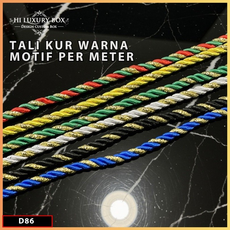 Tali|Tali Kur Warna|Permeter|Tali Paper Bag|Tali Kepang|D86 - Image 8